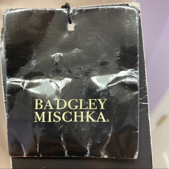 This NEW tan rap coat is from Badgley mischka - Picture 11 of 11